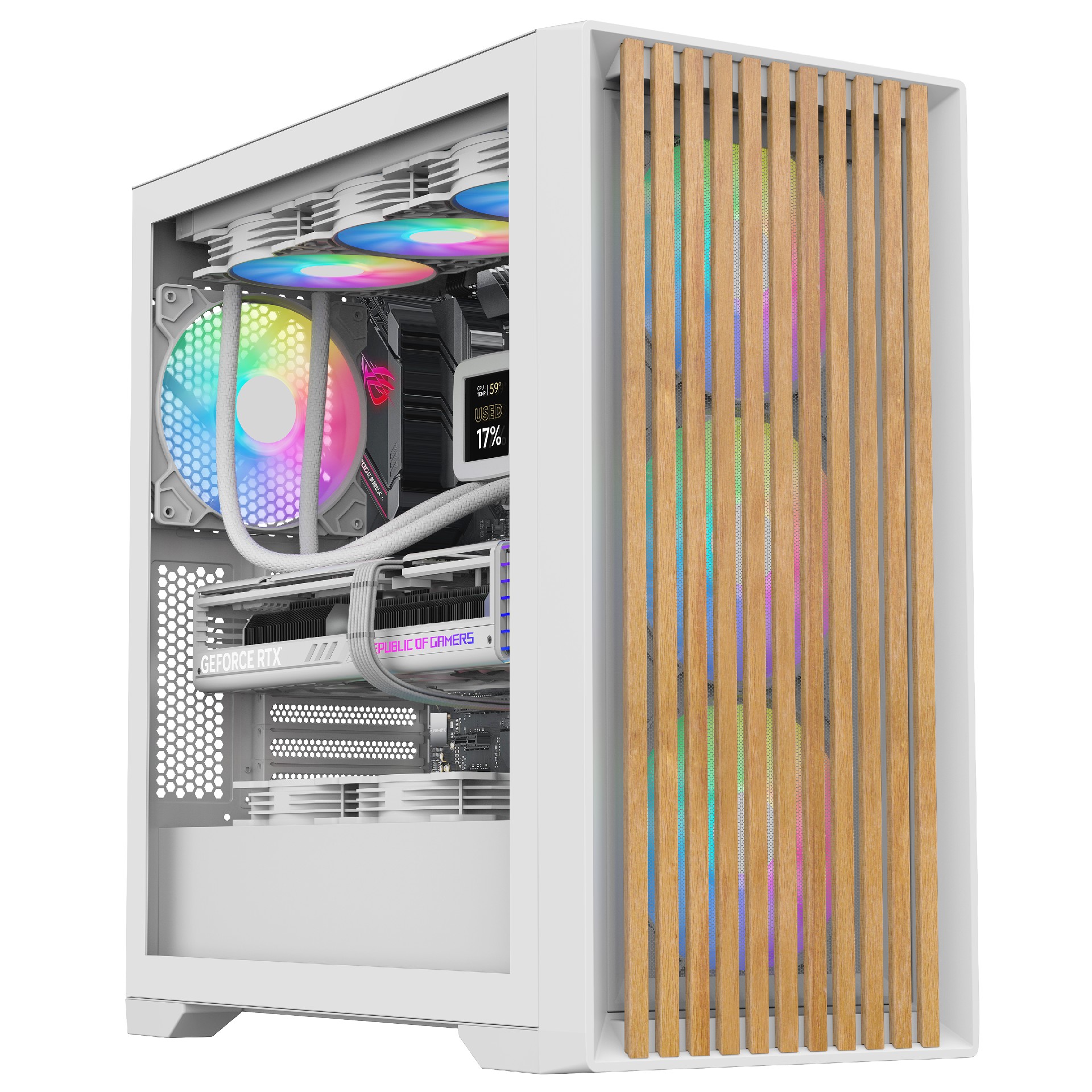 DA430KA08  （ABS+Wooden bars）black